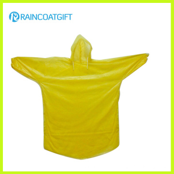 Rpe-065 Poncho de chuva descartável PE com manga elástica